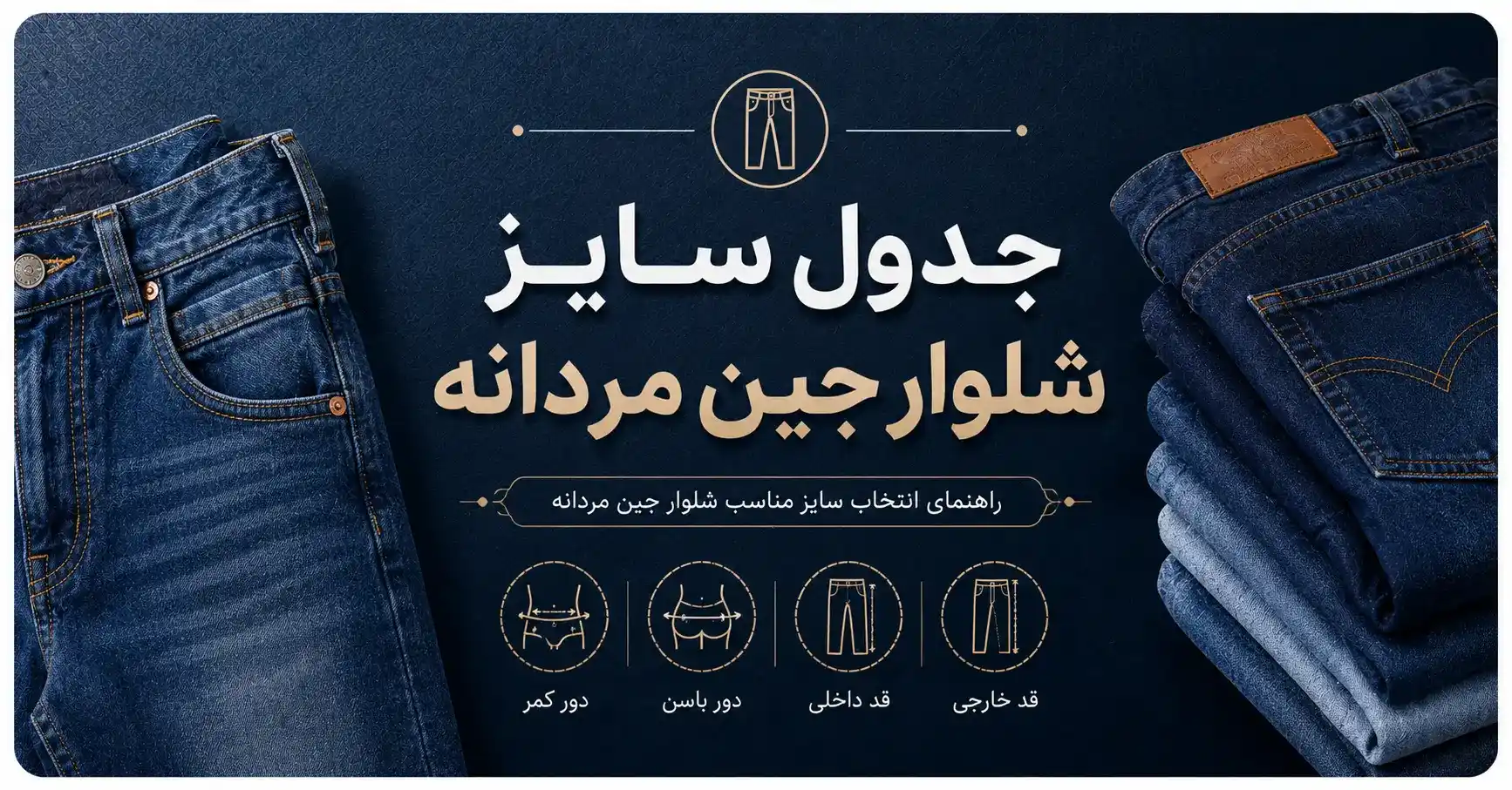 راهنمای سایز شلوار مردانه | جدول سایز شلوار مردانه ایرانی و خارجی