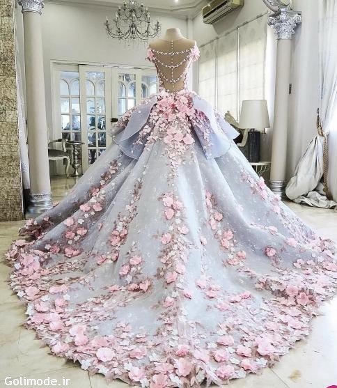 یک لباس عروس خیره کننده اما عجیب! +تصاویر