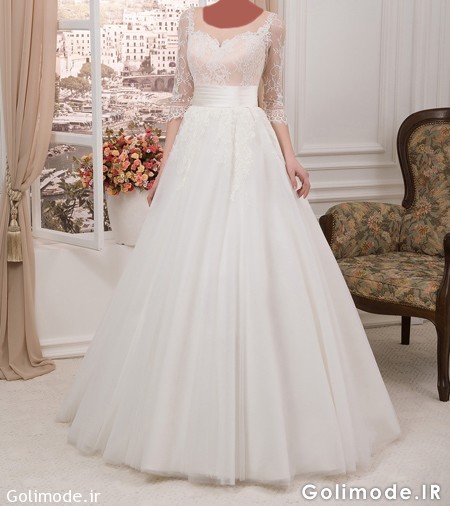 مدل لباس عروس سفید, مدل لباس عروس با حجاب