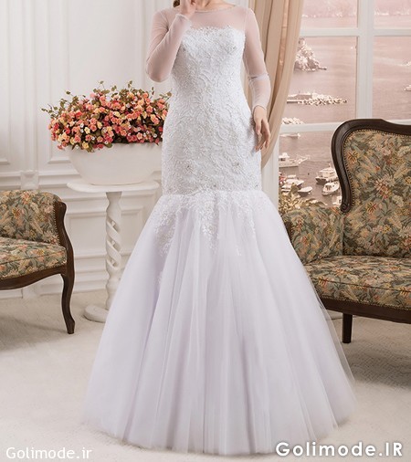 مدل لباس عروس آستین کوتاه,لباس عروس