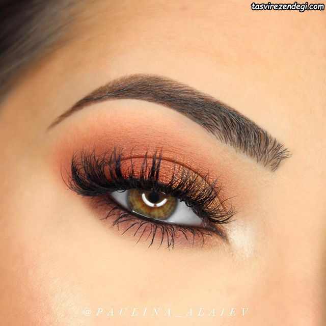 مدل آرایش چشم لایت دخترانه