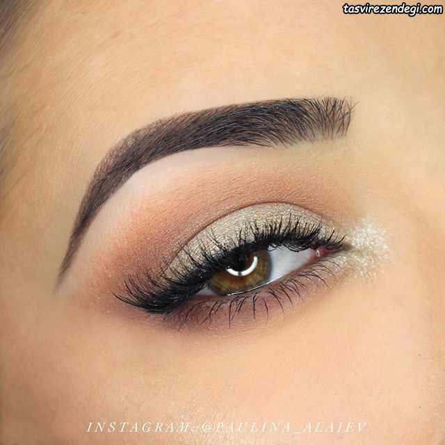 مدل آرایش چشم لایت دخترانه