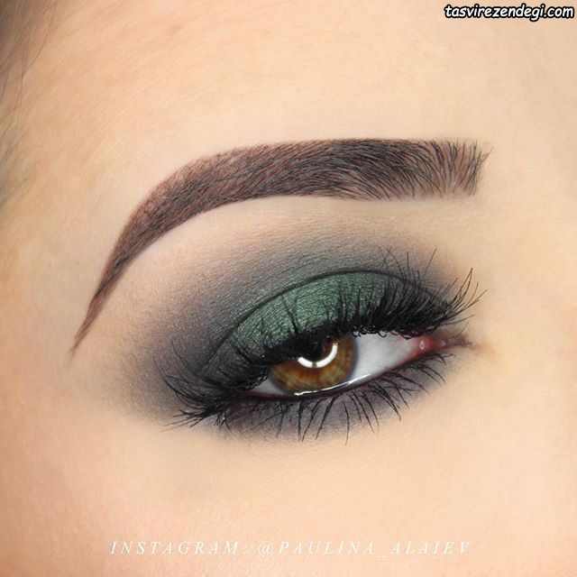 مدل آرایش چشم ملایم و جذاب