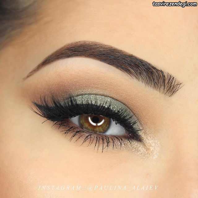 مدل آرایش چشم لایت دخترانه